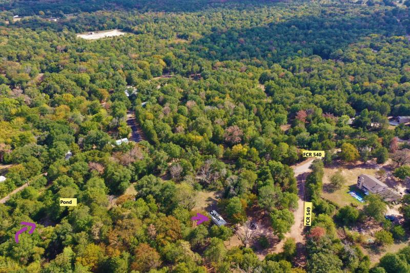 Rachel Anderson 72 Fairfield1/1 Cabin on approx. 4.98 acres in Wildwood, road frontage on 3